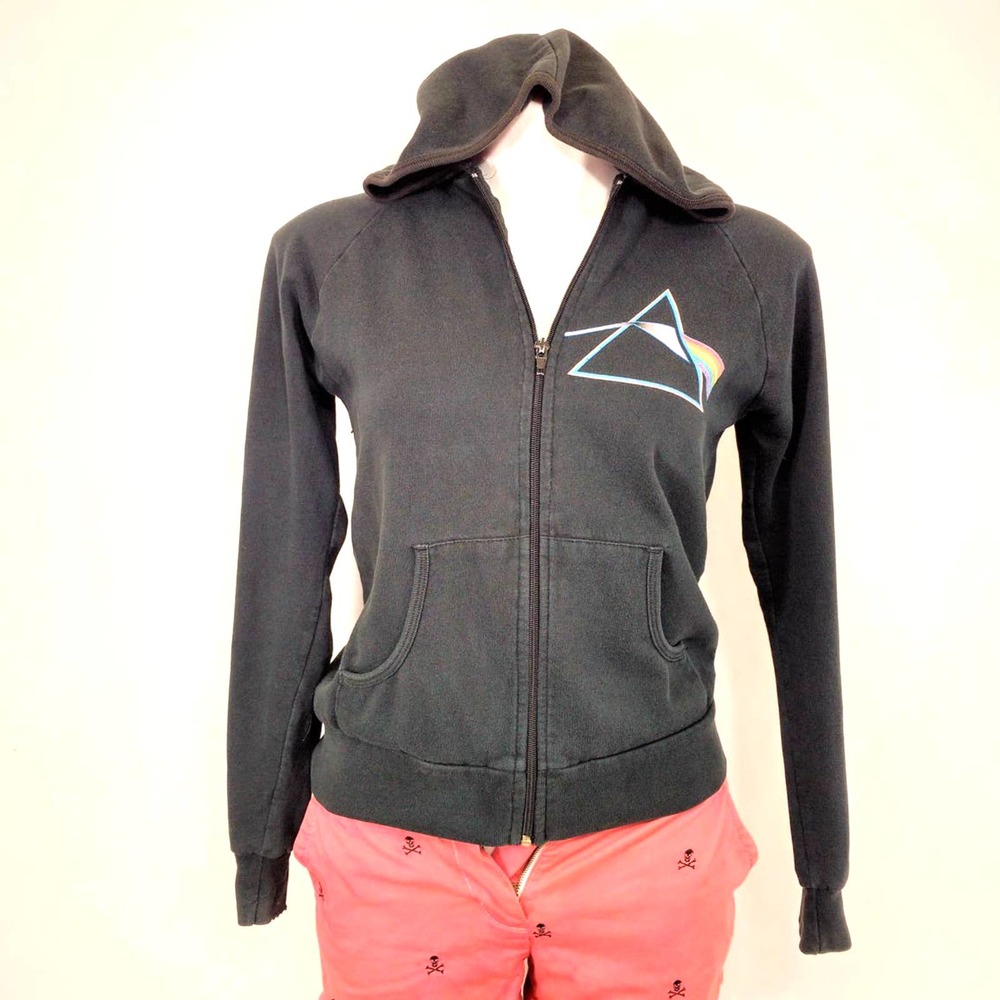 Rockware Anthill Pink Floyd rainbow prism hoodie